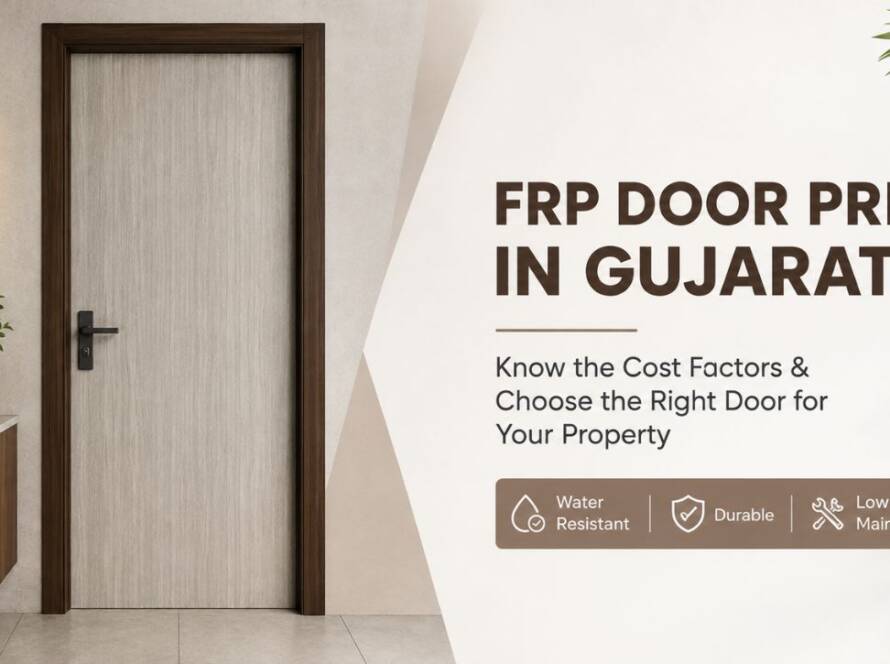 FRP door price in Gujarat with modern bathroom door