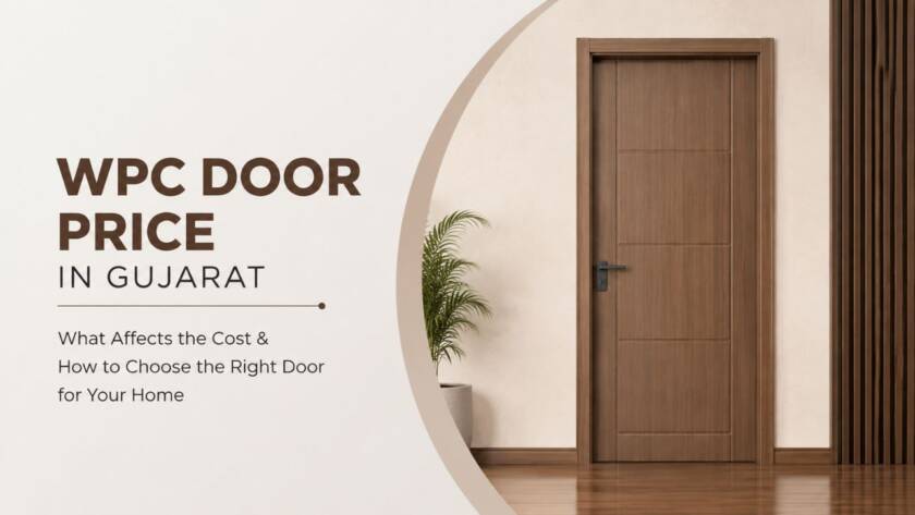 WPC door price in Gujarat with modern wooden finish door