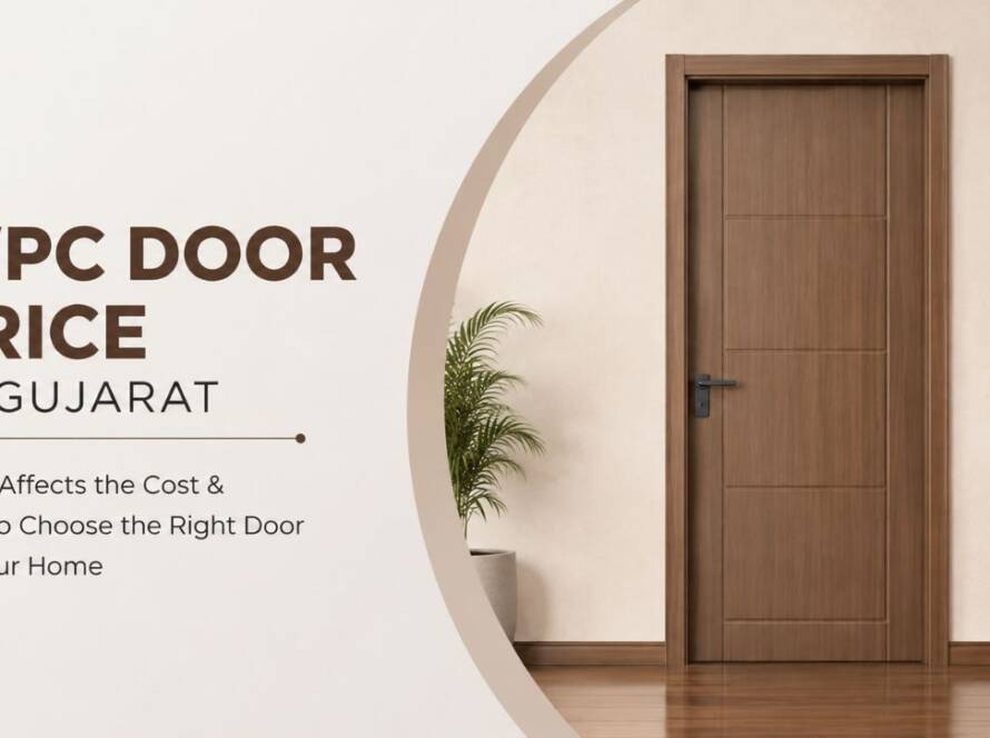 WPC door price in Gujarat with modern wooden finish door