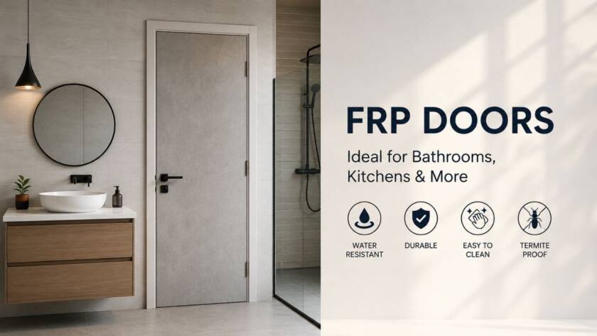FRP doors for bathrooms, kitchens and utility areas in Gujarat