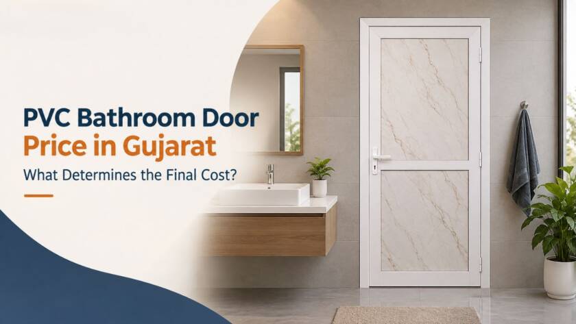 PVC bathroom door price in Gujarat by Umiya Poly Product