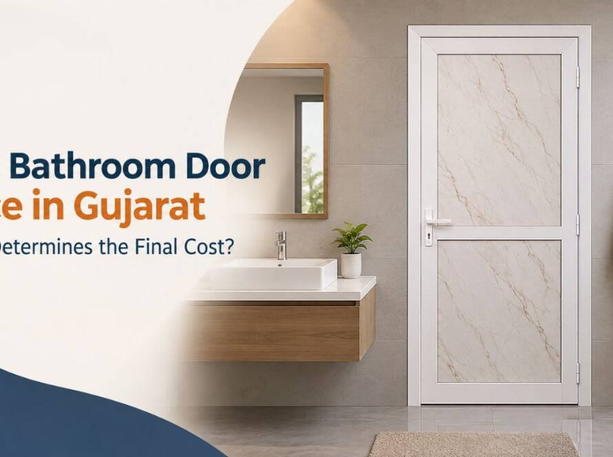 PVC bathroom door price in Gujarat by Umiya Poly Product