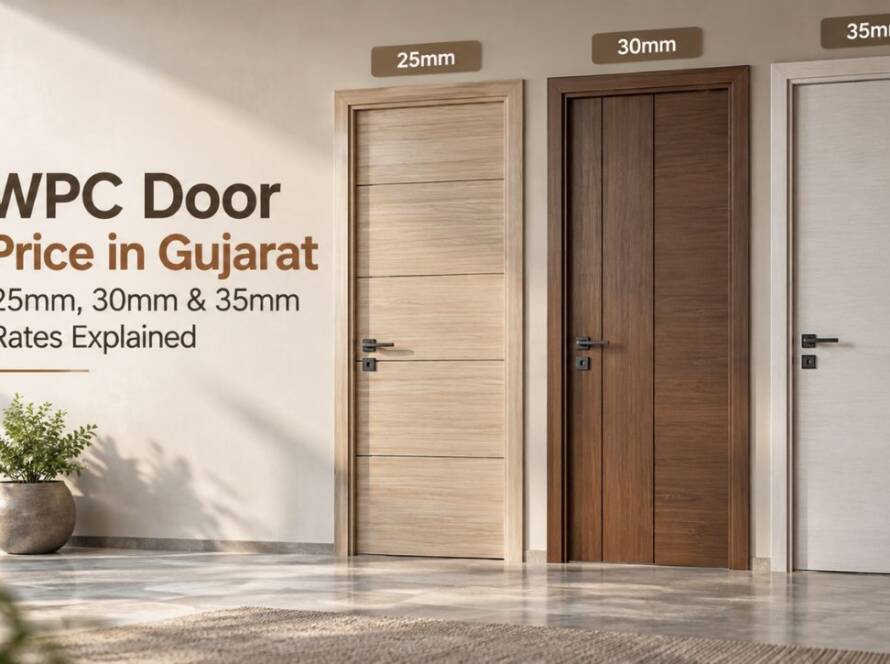 WPC door price in Gujarat for 25mm 30mm and 35mm doors