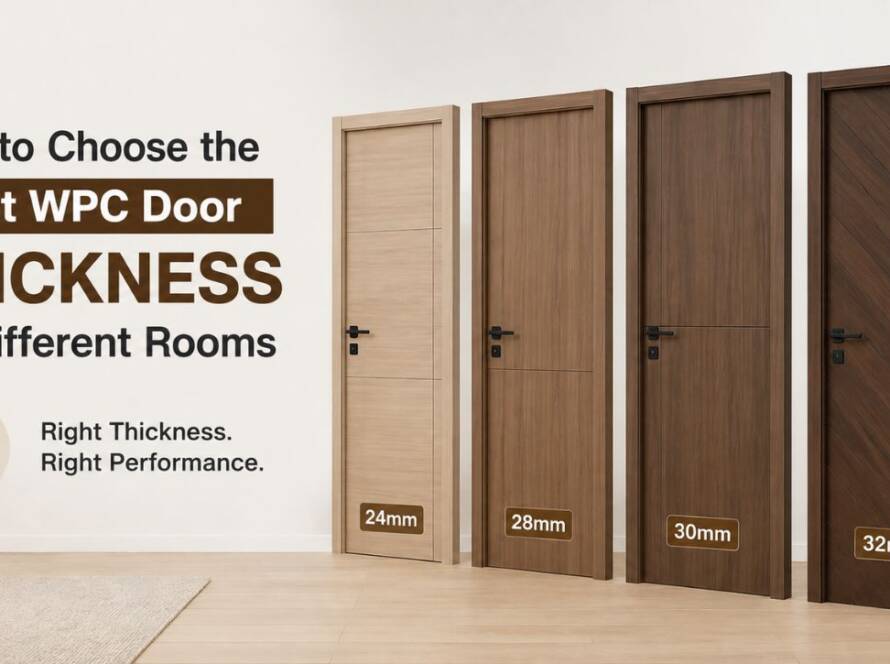 WPC door thickness for different rooms